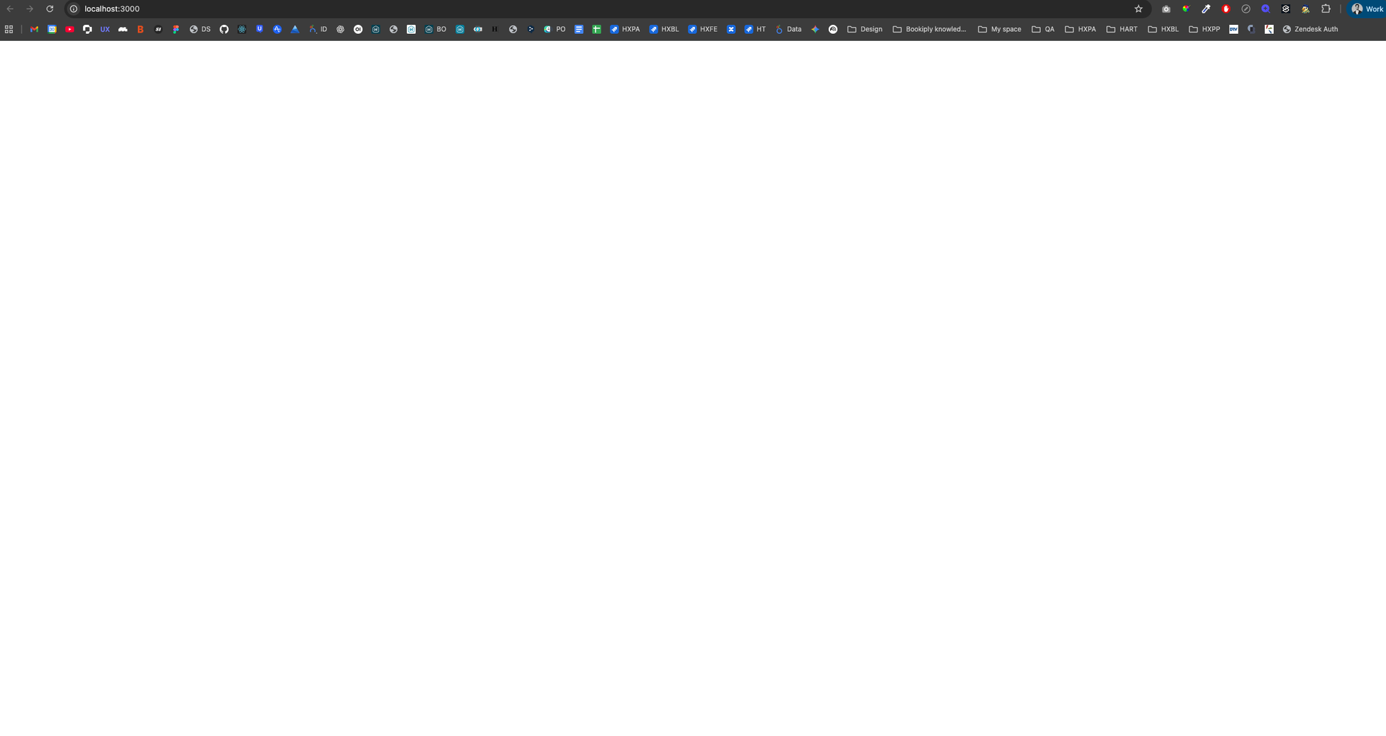 The blank screen moment… without friendly message to tell you how to fix this